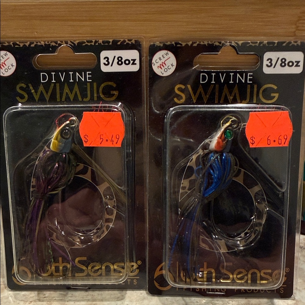 Swimjig Fishing Lure - Purple/Blue